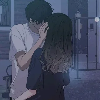 ♥️ emoji Couple fanart(anime) | @longroadtohell Telegram sticker 19 of 70