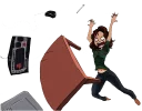 😡 emoji Cartoon Telegram sticker 12 of 101