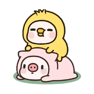 🏵 emoji CHICK Dumb Telegram sticker 9 of 10
