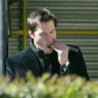 ⚙️ emoji Keanu Reeves‎ @BarbieBoySwag Telegram sticker 15 of 120