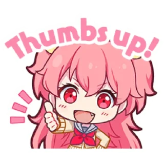 👍 emoji Project Sekai Airi Telegram sticker 6 of 24