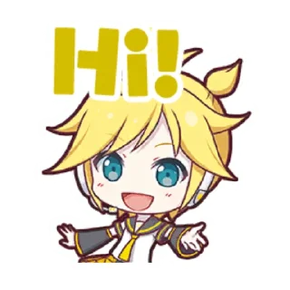 👋 emoji Project Sekai Len Telegram sticker 1 of 25