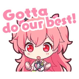 💪 emoji Project Sekai Airi Telegram sticker 12 of 24