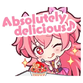 😋 emoji Project Sekai Airi Telegram sticker 20 of 24