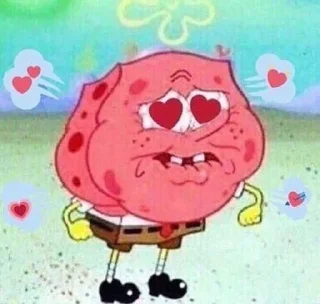 🥰 emoji spongebob Telegram sticker 5 of 25
