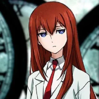 Sticker from makise kurisu @Y_P_changer