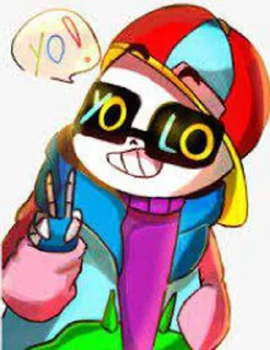 Sticker from Fresh sans reaction by @bambiwasfound