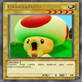😮 emoji XomZai Yu-Gi-Oh Telegram sticker 11 of 31
