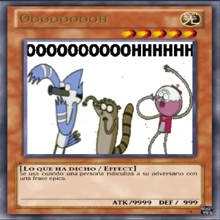 😲 emoji XomZai Yu-Gi-Oh Telegram sticker 17 of 31
