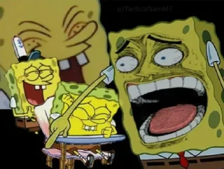 😂 emoji spongebob Telegram sticker 16 of 18