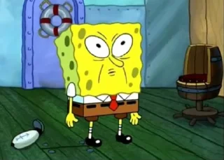 😡 emoji spongebob Telegram sticker 11 of 18
