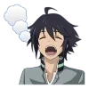 😫 emoji Owari no Seraph Telegram sticker 24 of 90