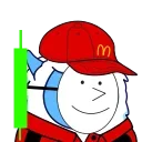 Sticker from Official green $MONSTA Pack
