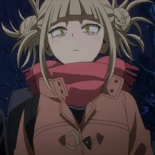 🙁 emoji Himiko Toga @StickersofAnime Telegram sticker 12 of 32