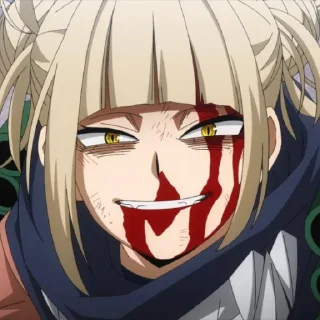 😁 emoji Himiko Toga @StickersofAnime Telegram sticker 22 of 32