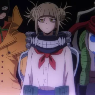 😒 emoji Himiko Toga @StickersofAnime Telegram sticker 9 of 32