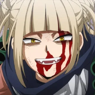 😄 emoji Himiko Toga @StickersofAnime Telegram sticker 23 of 32