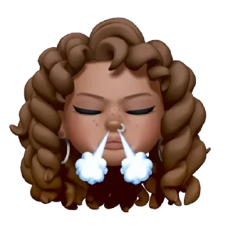 😤 emoji 🤍💜 Telegram sticker 24 of 51