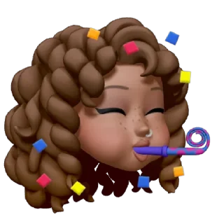 🥳 emoji 🤍💜 Telegram sticker 11 of 51