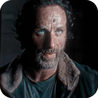 💇 emoji (TWD RICK GRIMES)  MH Telegram sticker 20 of 102
