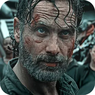 💇 emoji (TWD RICK GRIMES)  MH Telegram sticker 2 of 102