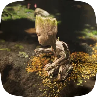 ☹️ emoji Groot @marvelvideosticker Telegram sticker 21 of 31