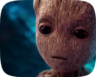 😯 emoji Groot @marvelvideosticker Telegram sticker 7 of 31
