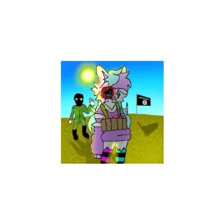 🏴‍☠️ emoji Anti furry power Telegram sticker 19 of 34
