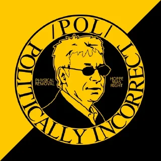 🌗 emoji Heil Hoppe - Ancap memes Telegram sticker 6 of 16