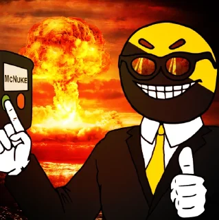 👍 emoji Heil Hoppe - Ancap memes Telegram sticker 5 of 16