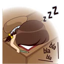 😴 emoji My girls Telegram sticker 22 of 118
