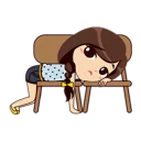 😔 emoji My girls Telegram sticker 21 of 118