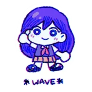 👋 emoji Omori Telegram sticker 8 of 47