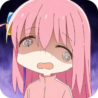 👄 emoji Bocchi Telegram sticker 10 of 56