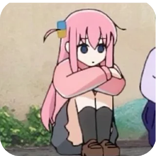 👄 emoji Bocchi Telegram sticker 16 of 56