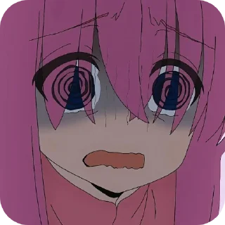 👄 emoji Bocchi Telegram sticker 14 of 56