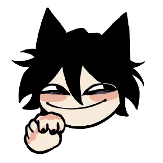 😏 emoji Edgy catboy Telegram sticker 22 of 73