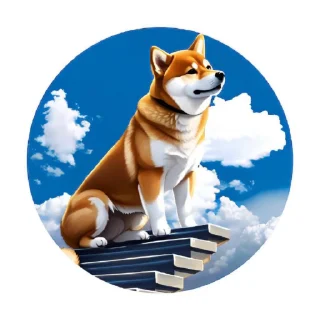 🌟 emoji Shiba climb Telegram sticker 4 of 26