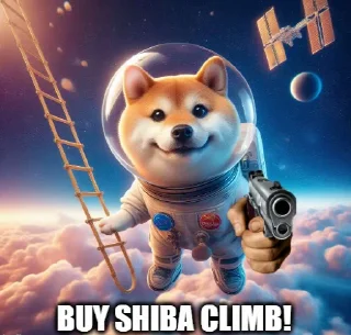 😎 emoji Shiba climb Telegram sticker 6 of 26