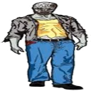 🙂 emoji Halloween Zombie Telegram sticker 14 of 16