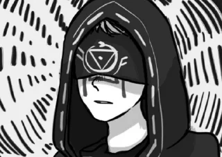 😐 emoji Identity v 三三ᕕ( ᐛ )ᕗ @kiddos_Stickers Telegram sticker 21 of 90