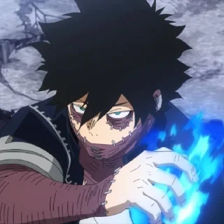 😠 emoji Dabi @StickersofAnime Telegram sticker 15 of 19