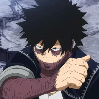 😠 emoji Dabi @StickersofAnime Telegram sticker 14 of 19