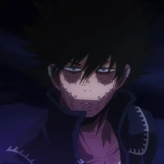 😠 emoji Dabi @StickersofAnime Telegram sticker 5 of 19