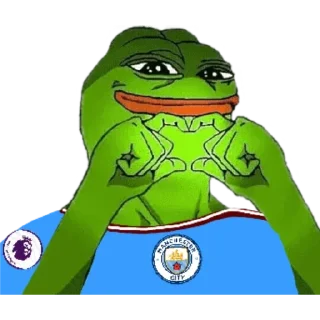 ❤ emoji Man city by @PEPE_FootballFan Telegram sticker 6 of 30