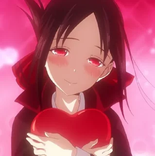 ❤️ emoji Kaguya Shinomiya [@Miyukotto] Telegram sticker 2 of 100