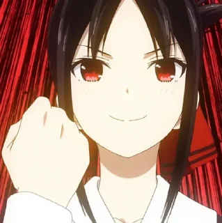 ❤️ emoji Kaguya Shinomiya [@Miyukotto] Telegram sticker 14 of 100