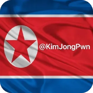 Sticker from @KimJongPwn 2