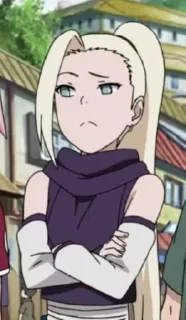 🤨 emoji Ino Yamanaka ||@staybeautiful13 Telegram sticker 20 of 27