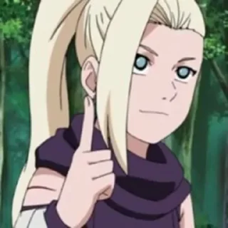 ☝ emoji Ino Yamanaka ||@staybeautiful13 Telegram sticker 19 of 27